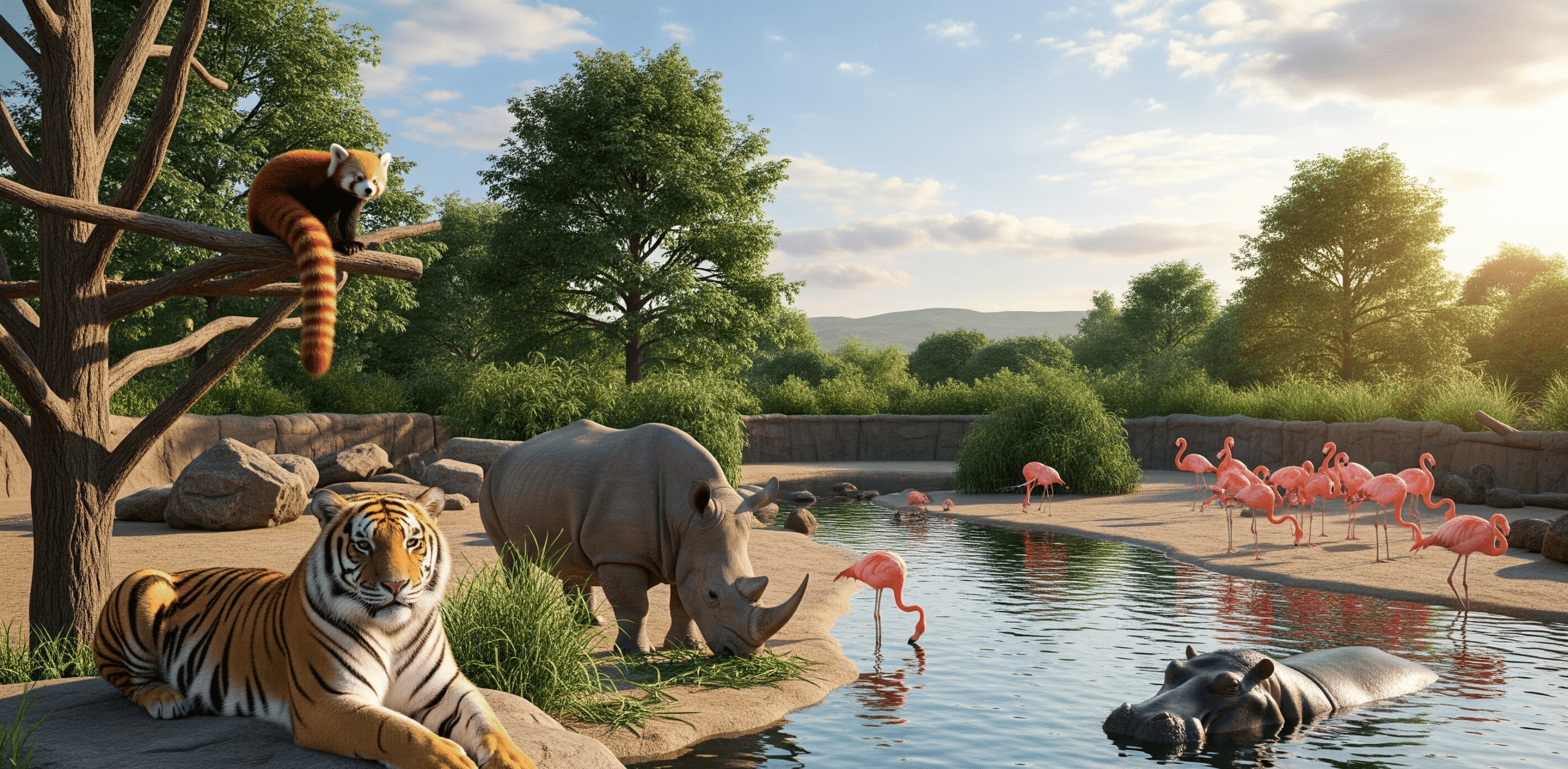 zoo animals